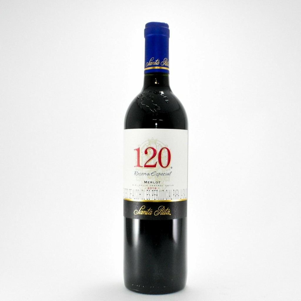 Vino Santa Rita 120 Merlot Botella - Vinos Chilenos