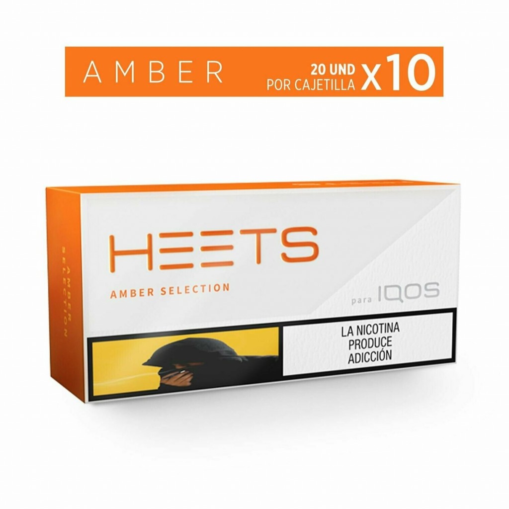 Cigarrillo Heets Amber cartón - Heets