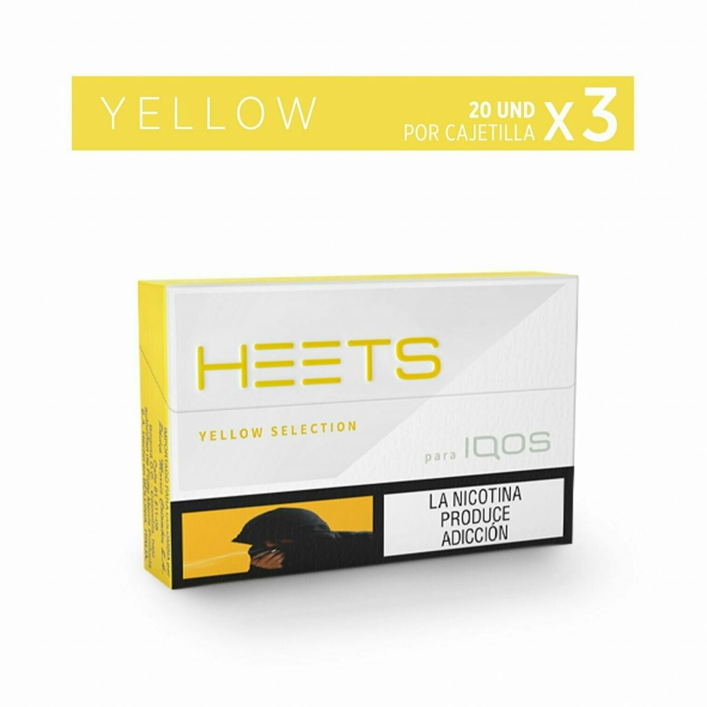 Cigarrillo heets Yellow pqte x 20 - Heets