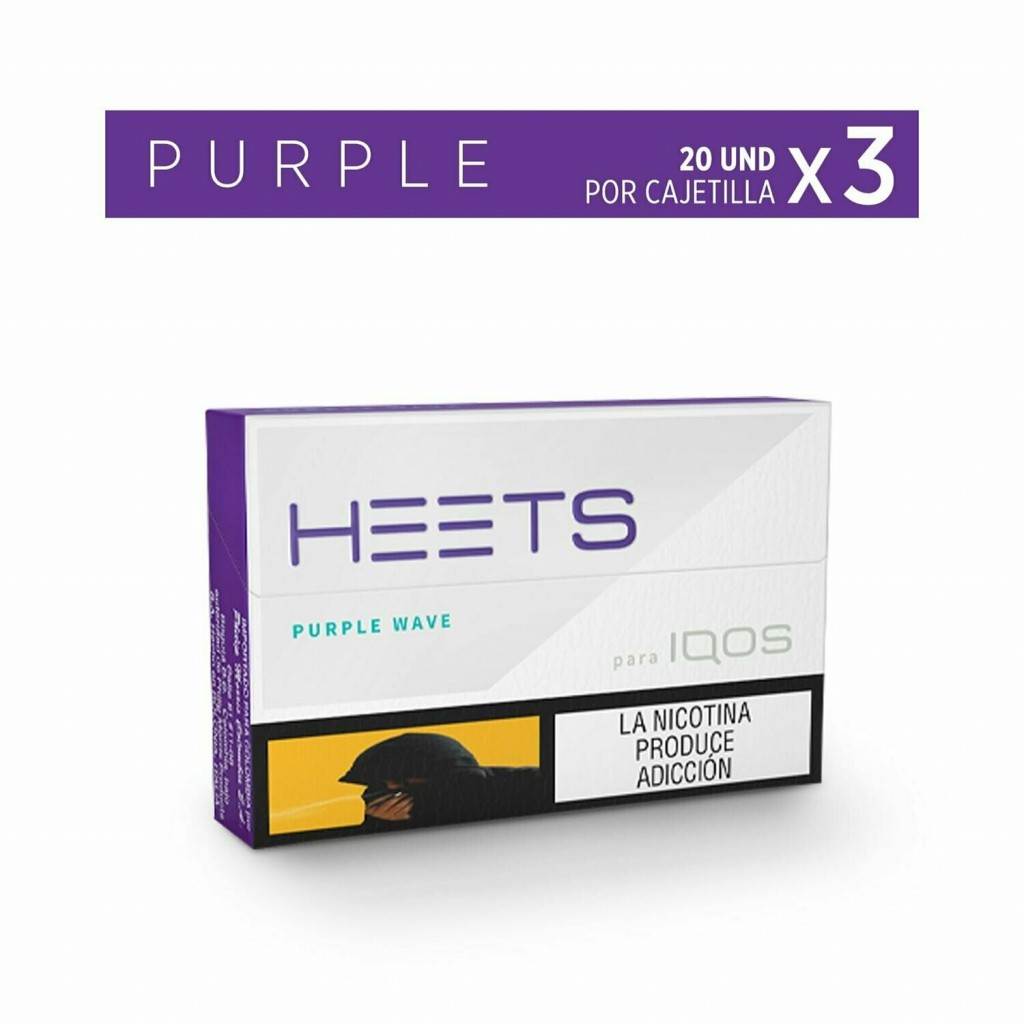 Cigarrillo heets Purple pqte x 20 - Heets