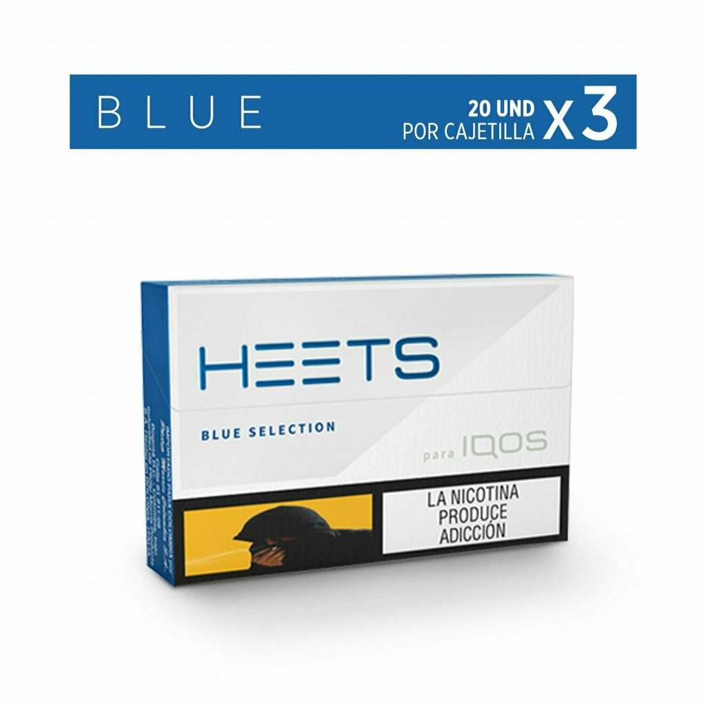 Cigarrillo Heets Blue Paquete X 20 - Heets