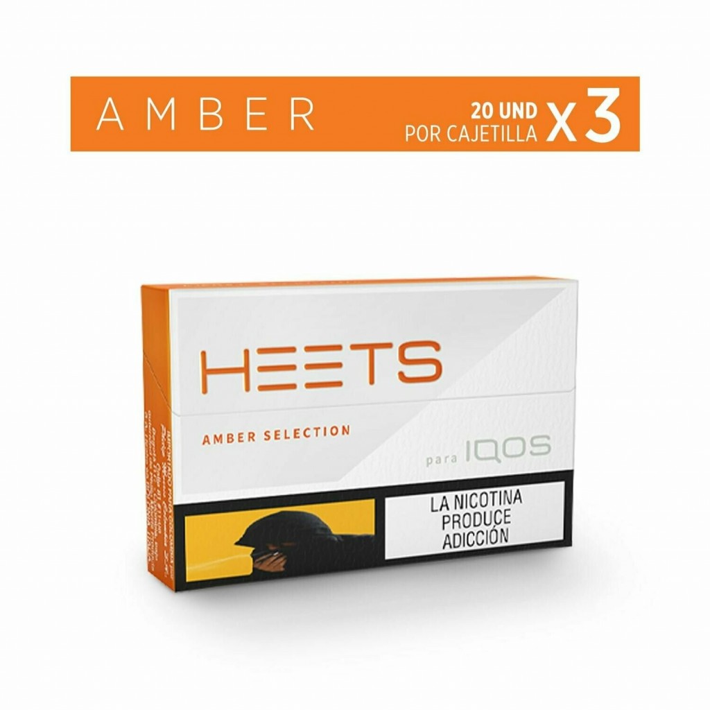 Cigarrillo Heets Amber Paquete X 20 - Heets