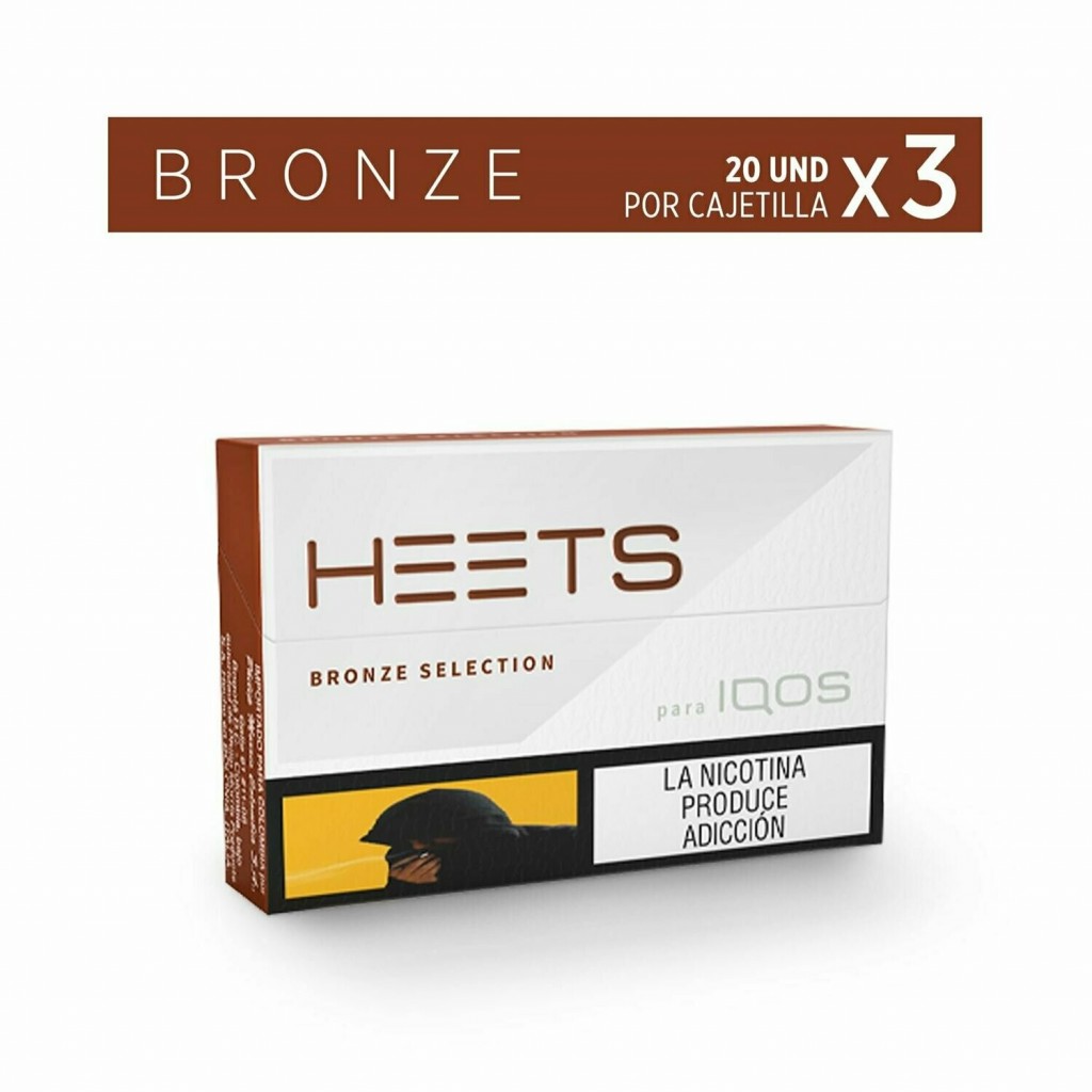 Cigarrillo heets Bronze pqte x 20 - Heets