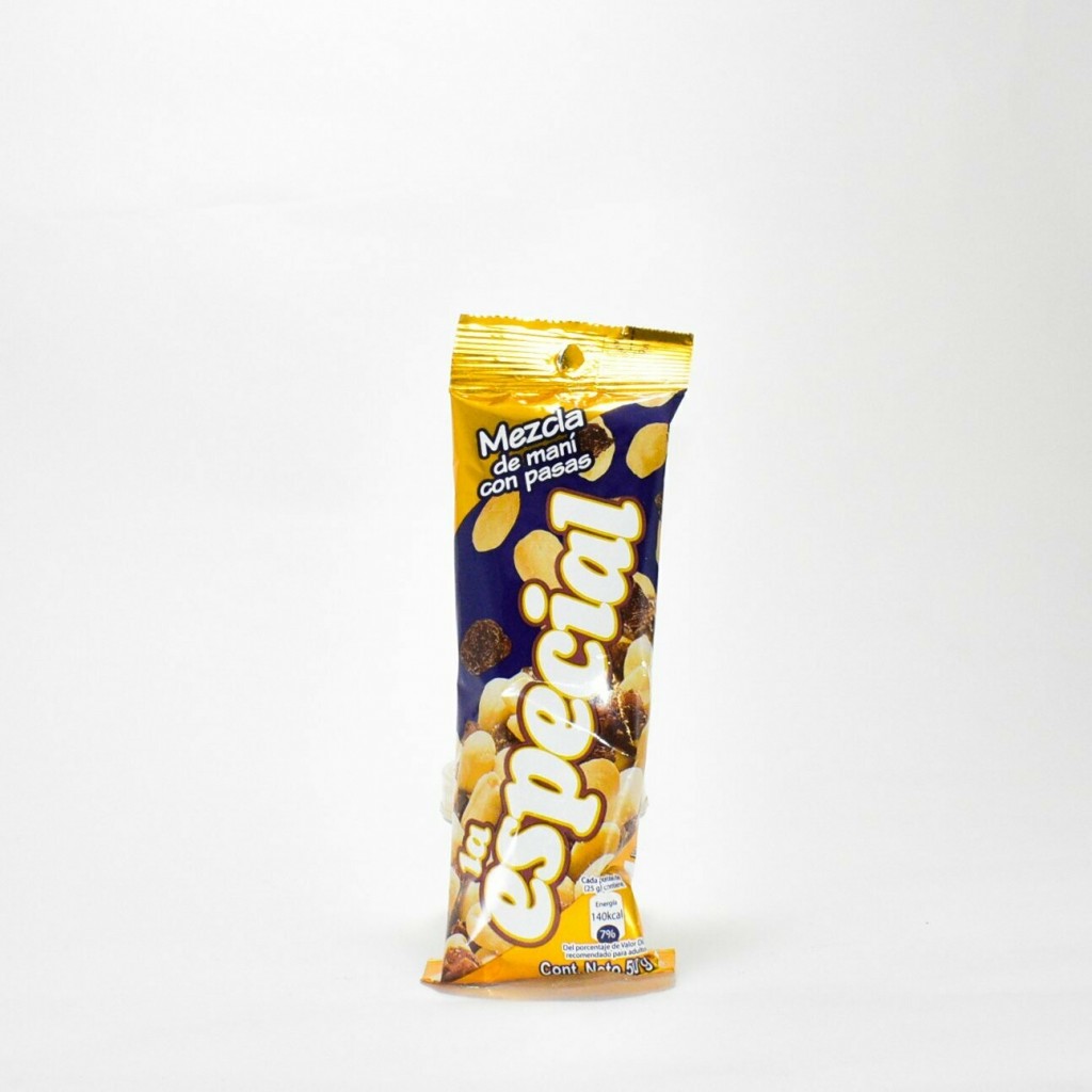 Maní con Pasas x 50 grms La Especial -