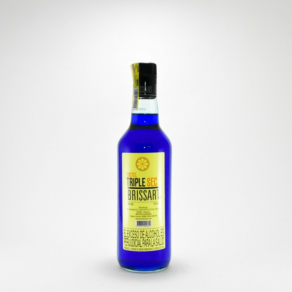 Mezclador Triple sec Azul Brissart Botella –