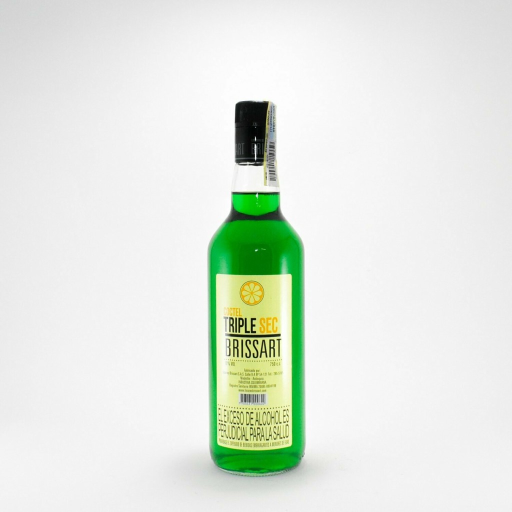 Mezclador Triple Sec Verde Brissart Botella –