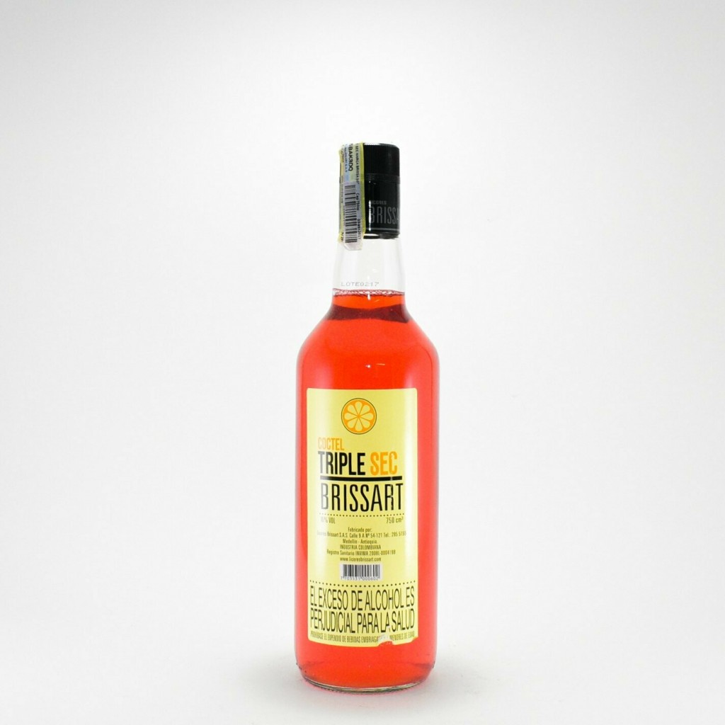 Mezclador Triple sec Rojo Brissart Botella –