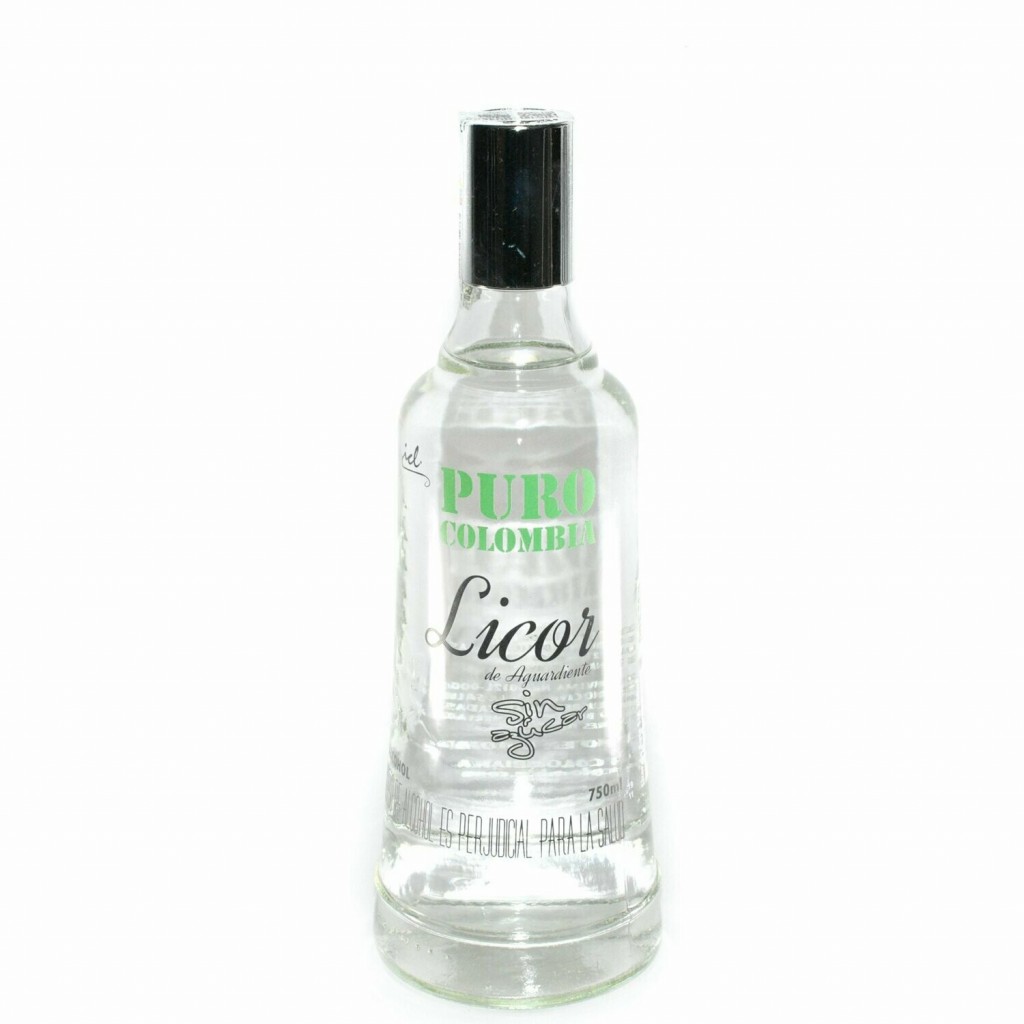 Aguardiente Puro colombia Verde -