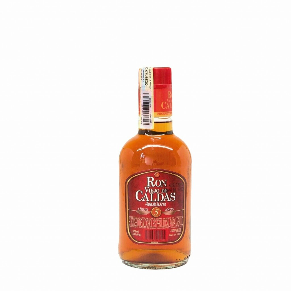 Ron Viejo de Caldas Añejo 5 años media 375 ml - Rones