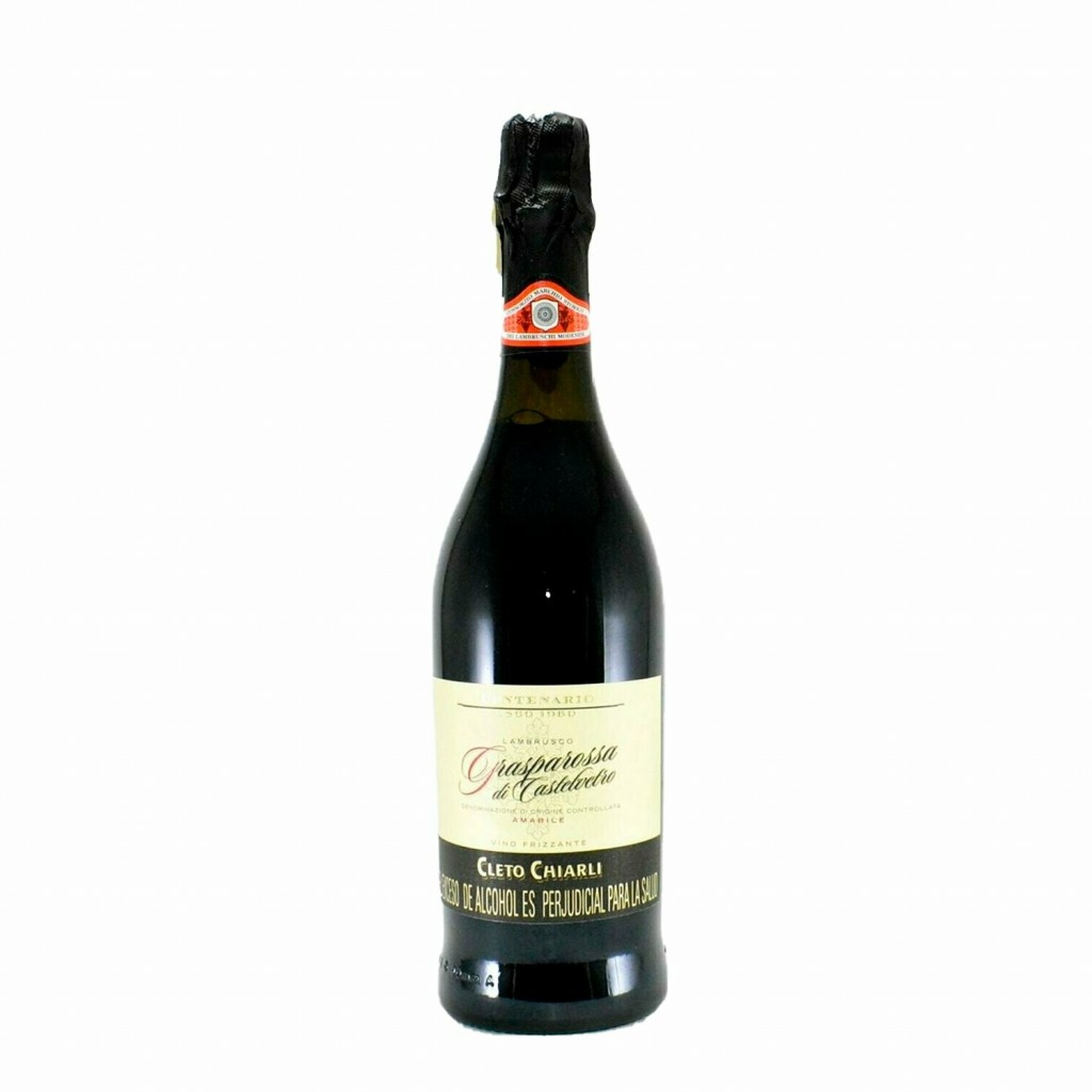 Vino Lambrusco Tinto Centenario Cleto Chiarly Premium Botella - Vinos Italianos