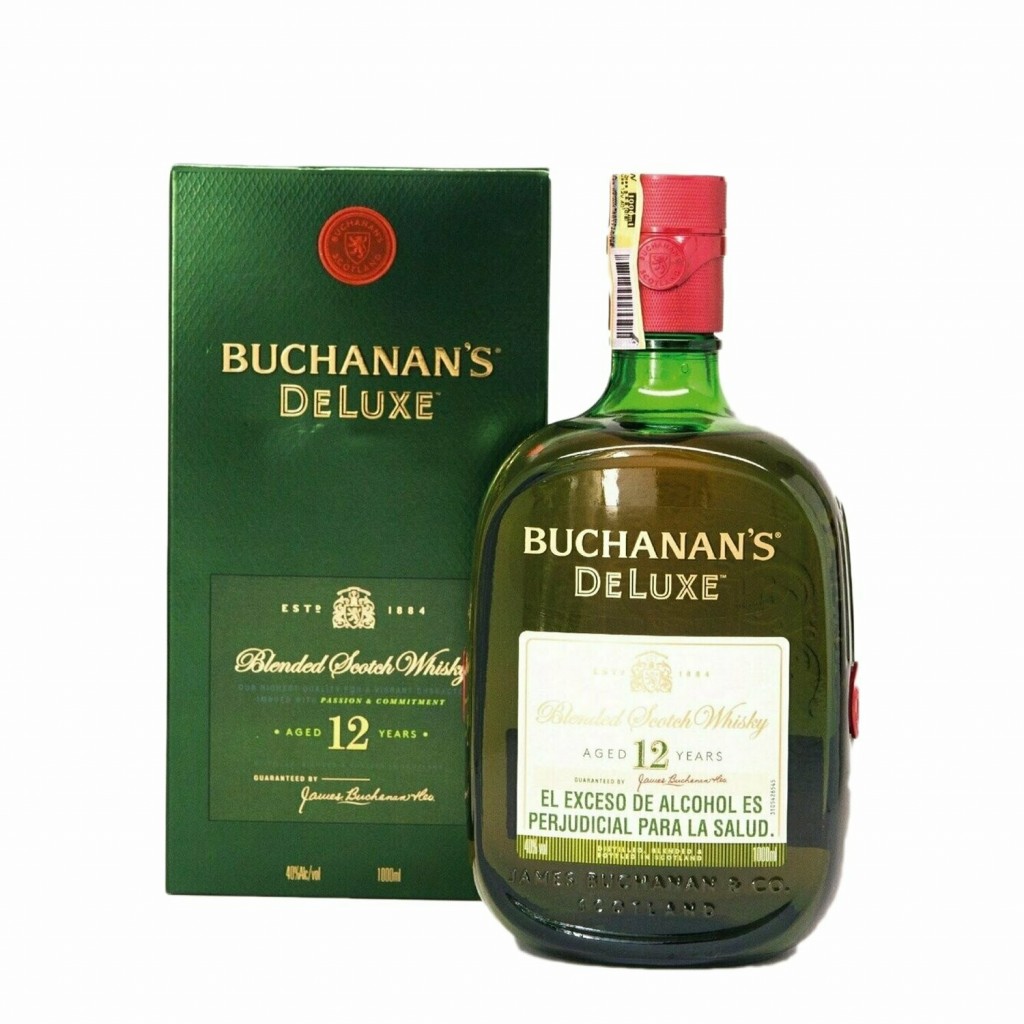 Whisky Buchanan’s Deluxe 12 años litro 1000 ml – Whisky