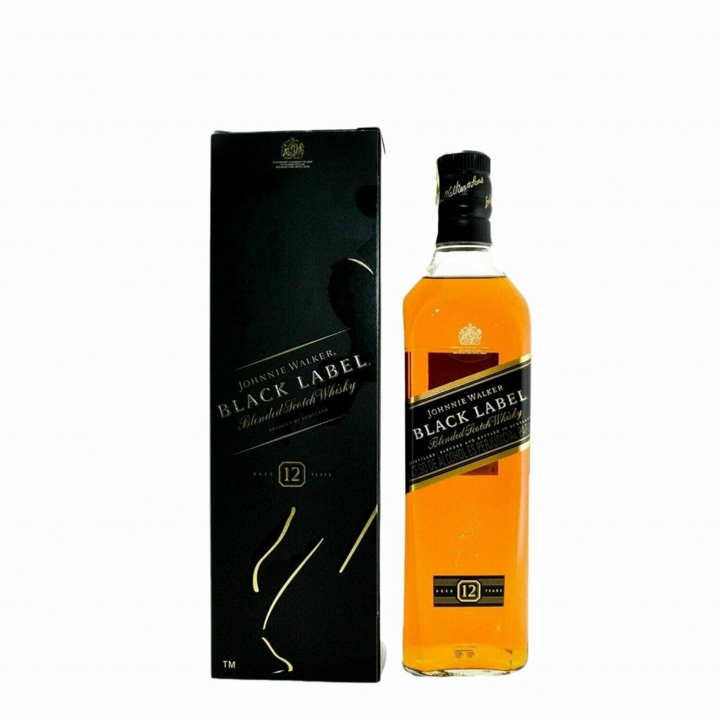 Johnnie Walker Black Label / Sello Negro botella - Whisky