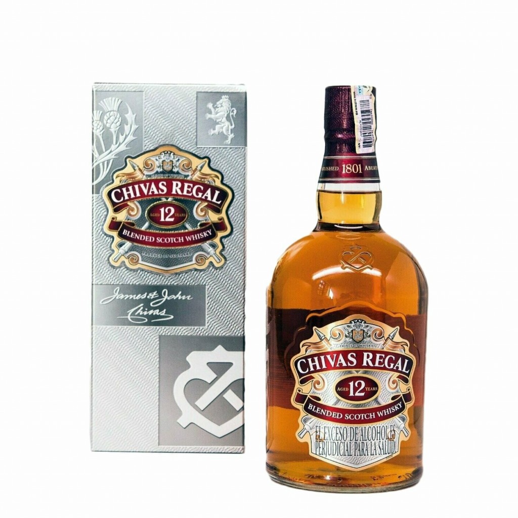 Chivas Regal 12 años litro 1000 ml - Whisky