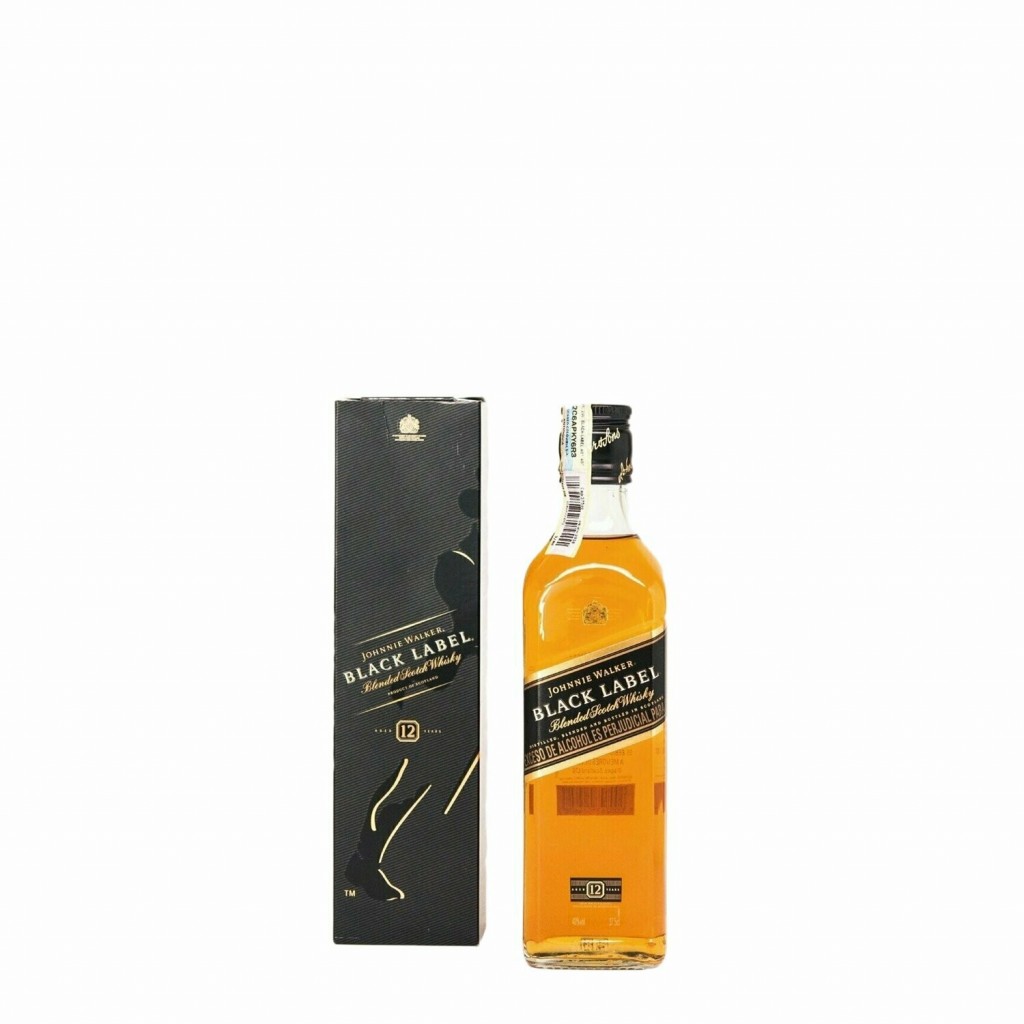 Johnnie Walker Black Label / Sello Negro media 375 ml - Whisky