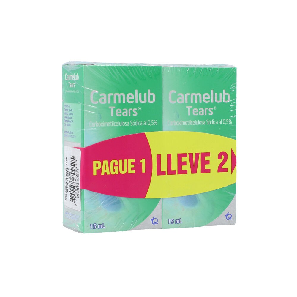 CARMELUB TEARS PAGUE 1 LLEVE 2 X 15 ML