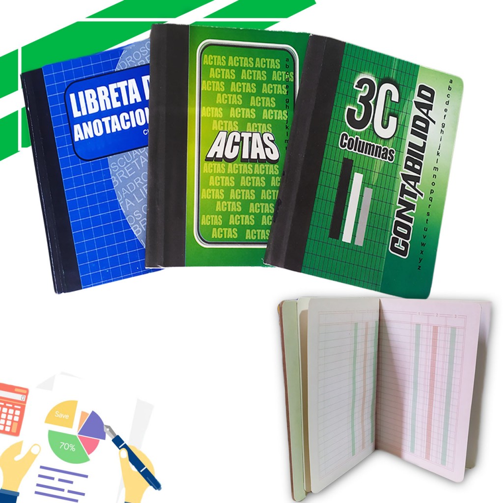 Set Papelería Cuaderno Libreta Apuntes