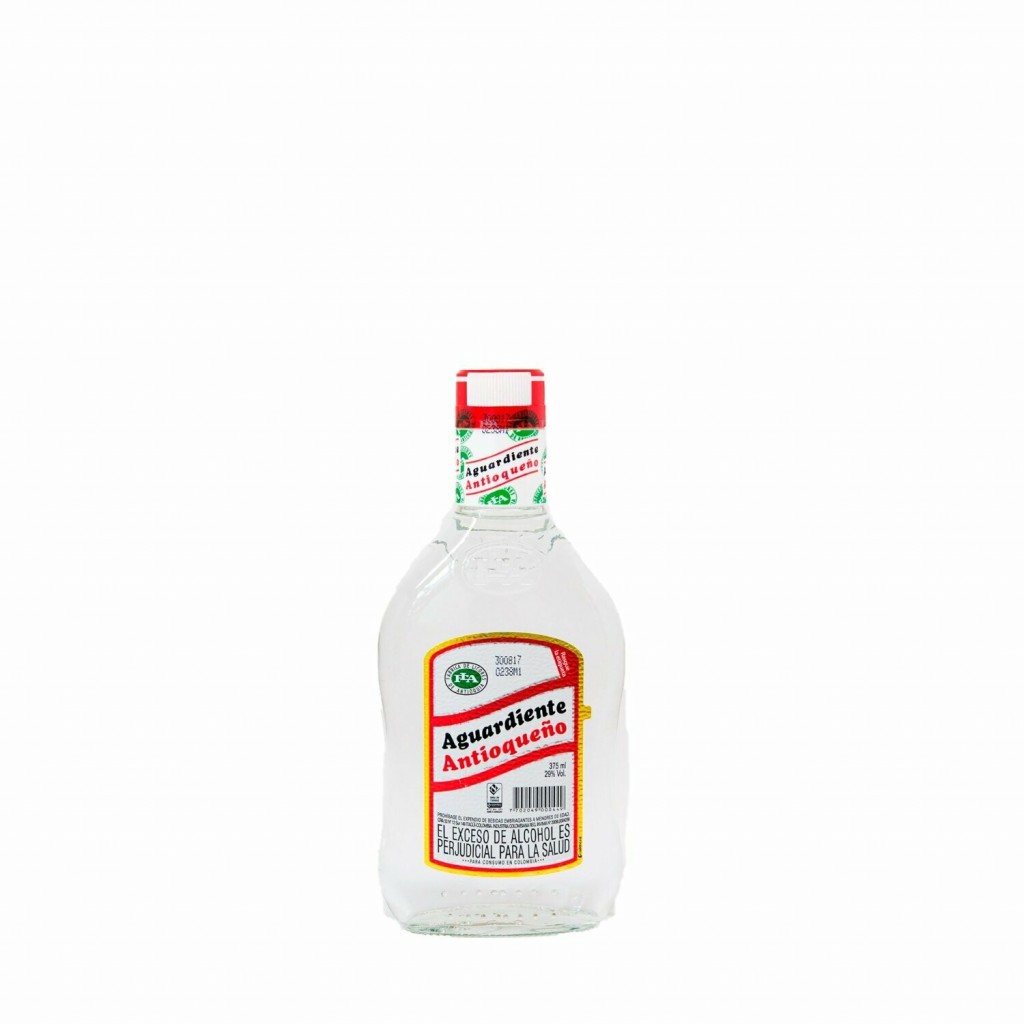 Aguardiente Antioqueño media 375 ml. -