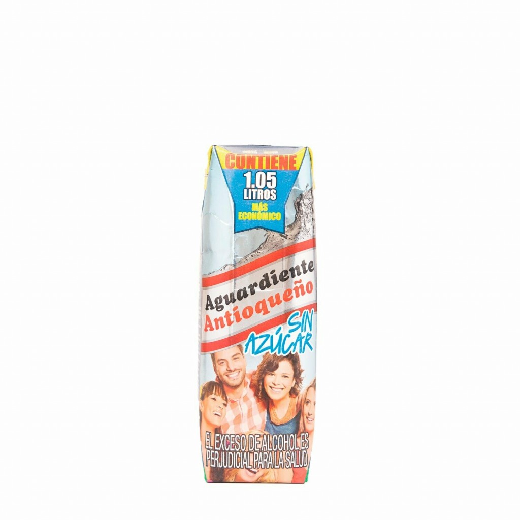 Aguardiente Antioqueño sin azúcar tetra 1050 ml -
