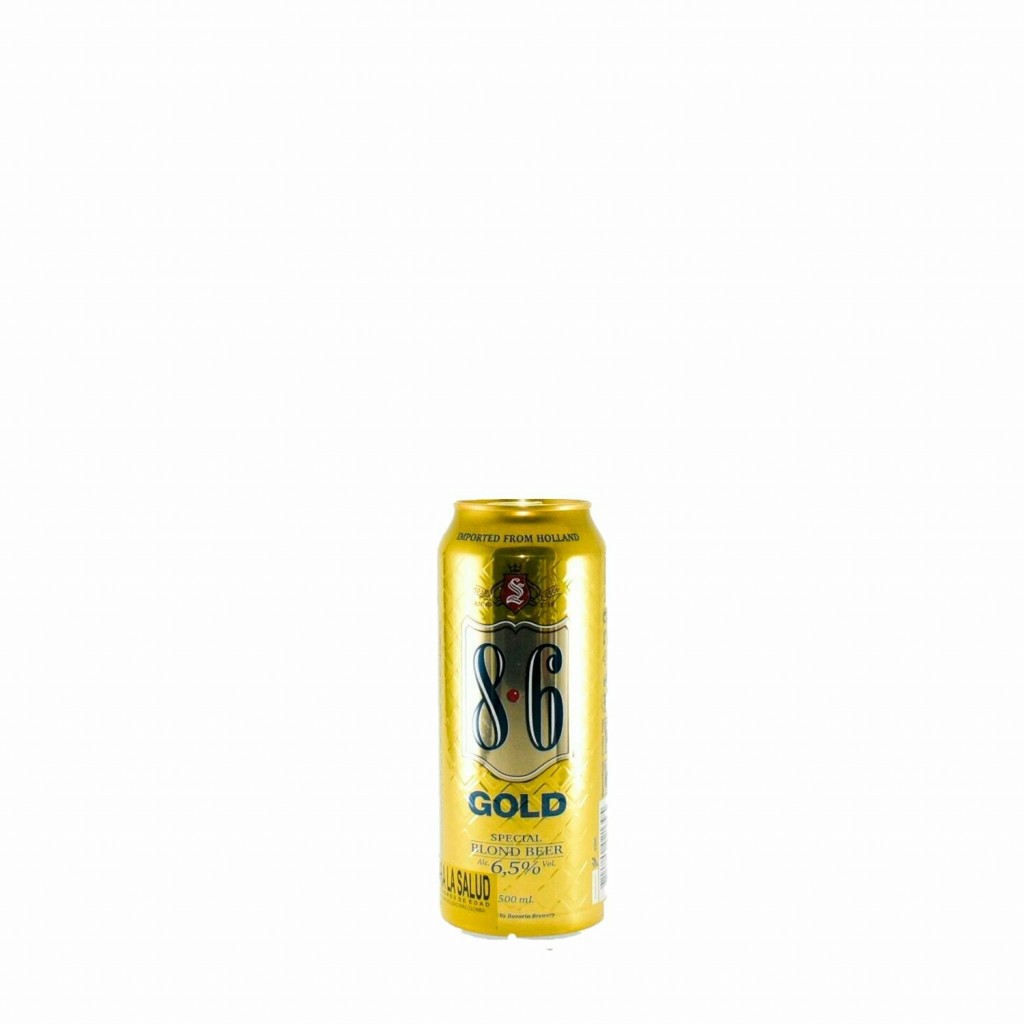 Cerveza 8.6 Gold Lata -