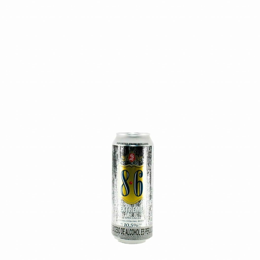 Cerveza 8.6 Extreme Gris Lata -