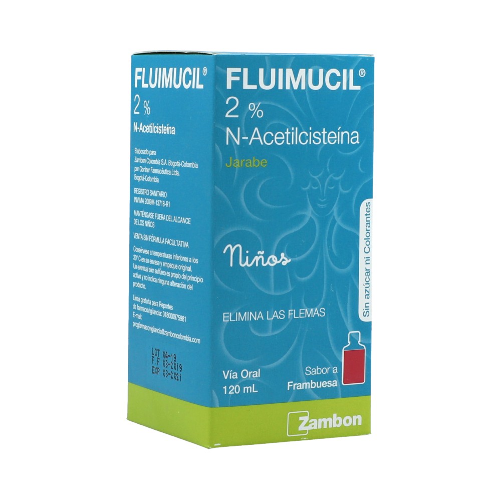 FLUIMUCIL 2% NIÑOS JARABE X 120 ML