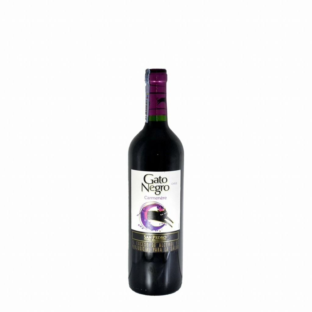 Vino Gato negro carmenere - Vinos Chilenos
