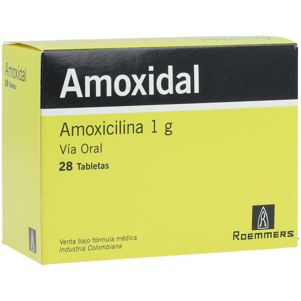 AMOXIDAL 1 GR X 28 TABLETAS