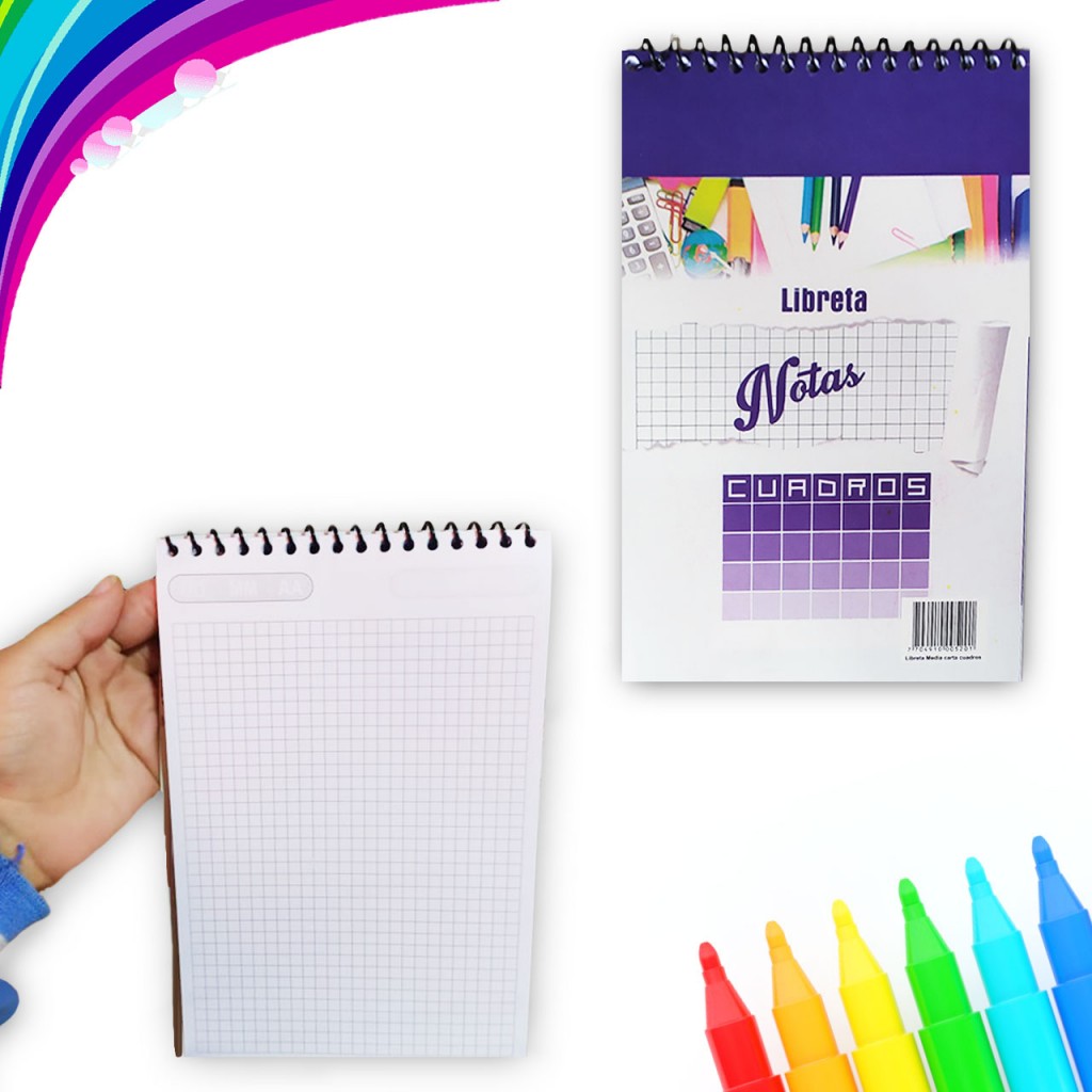 Cuaderno Libreta Apuntes Papeleria