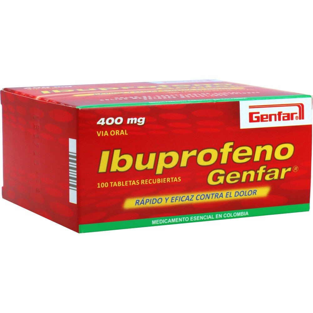 IBUPROFENO 400 MG X 100 TAB SOB X 10