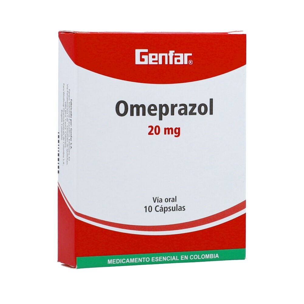 OMEPRAZOL 20 MG X 10 CAP GF