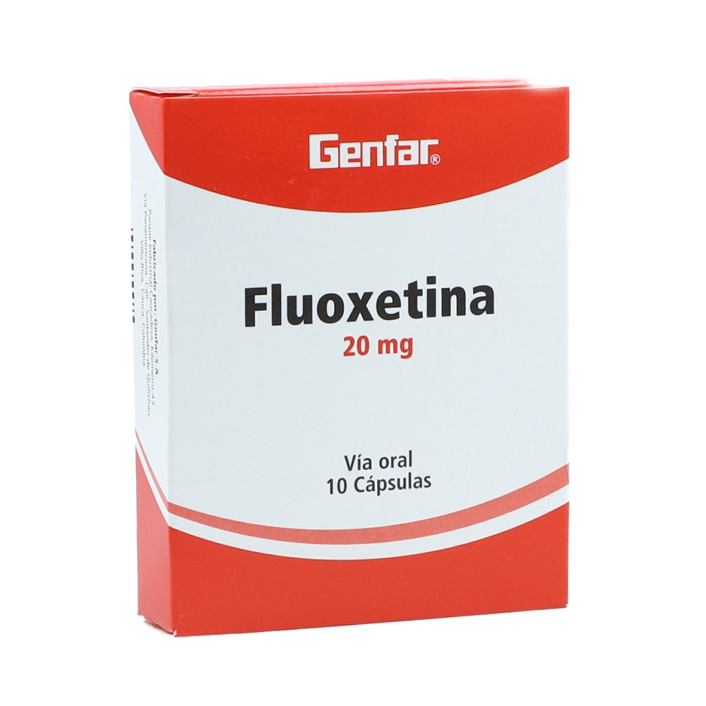 FLUOXETINA 20 MG X 10 CAP.