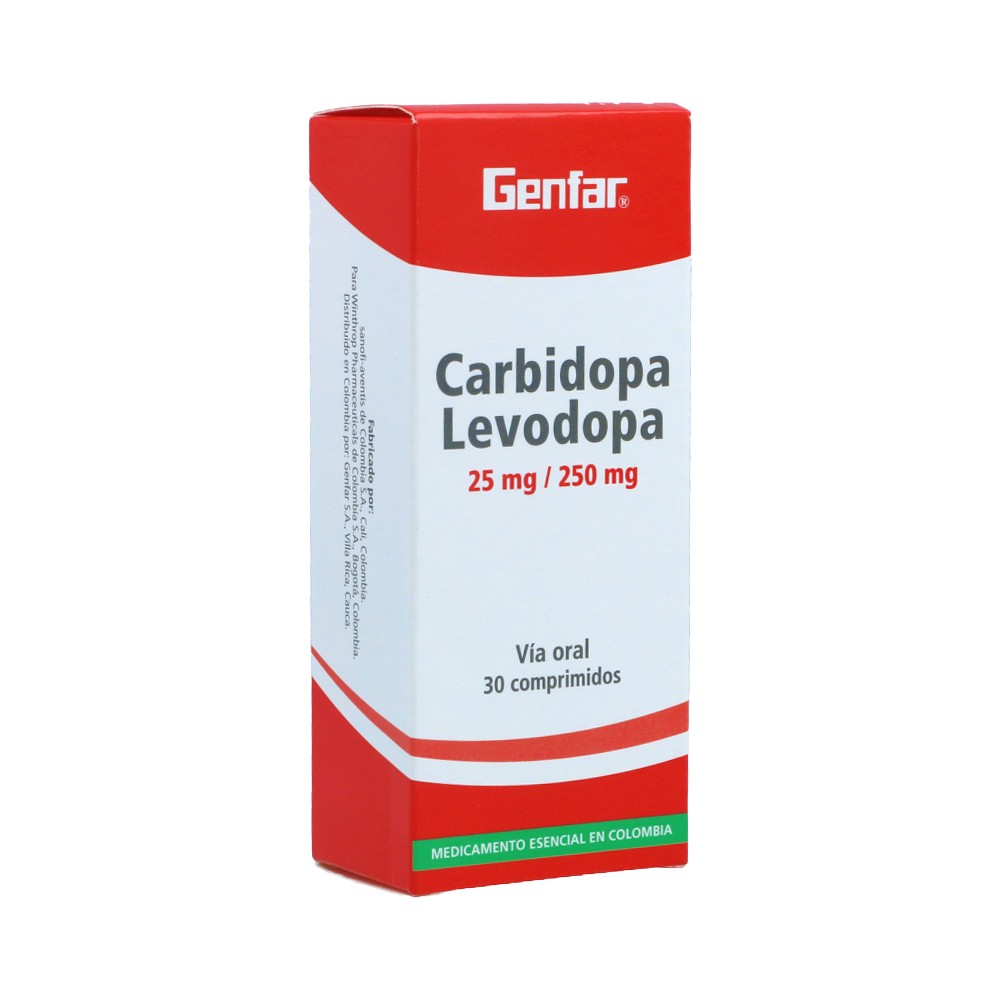 CARBIDOPA +LEVODOPA 25 /250  X 30 TAB