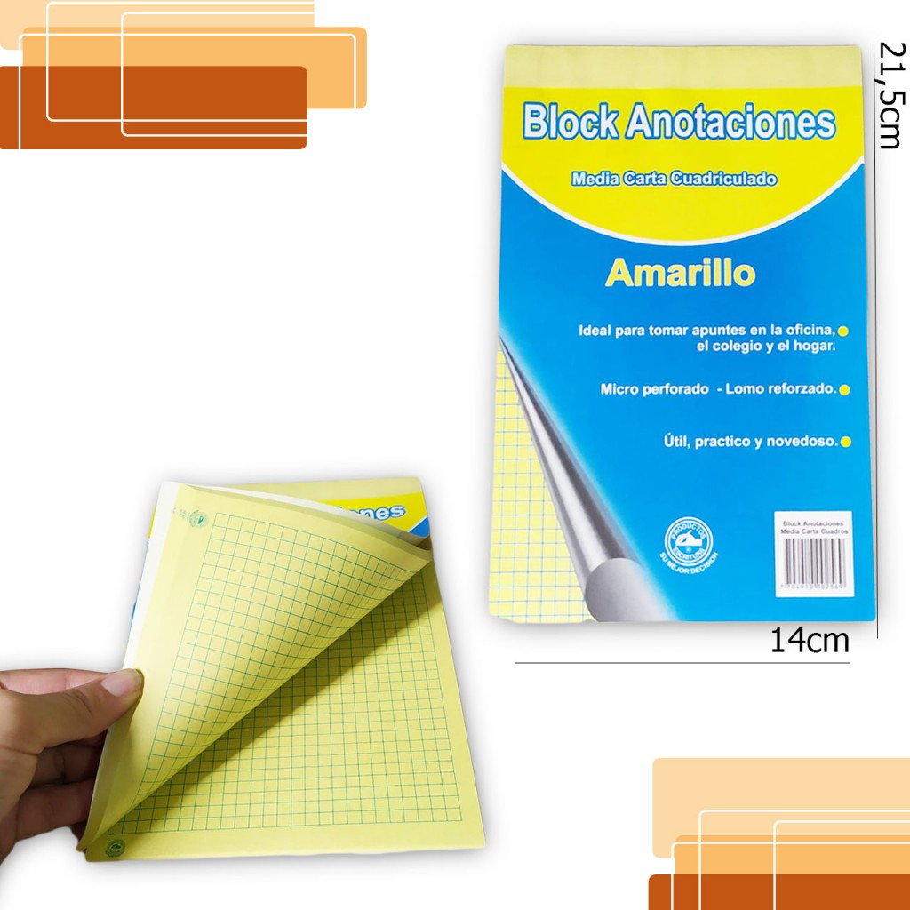 Cuaderno Libreta Apuntes Papeleria Cuadriculado