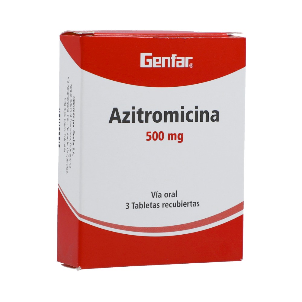 AZITROMICINA 500 MG X 3 TAB