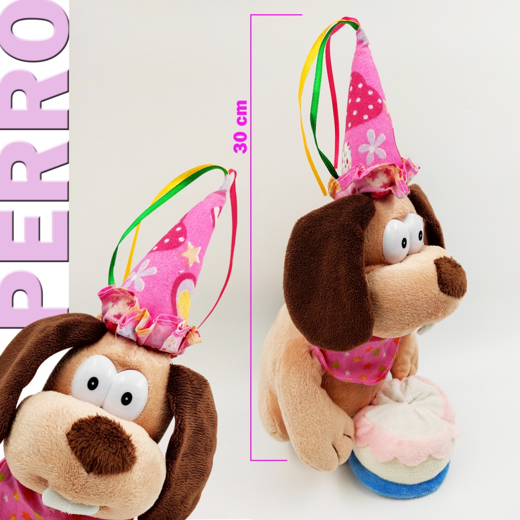 Perro Peluche Juguete Jugueteria Niña Niño Infantil