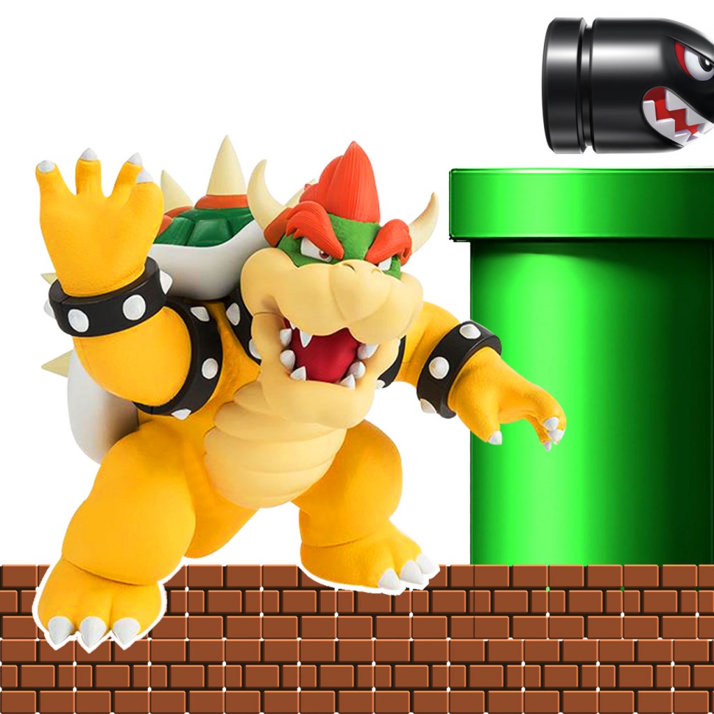 Figura Mario Bros Colección Bowser Juguete Figuras