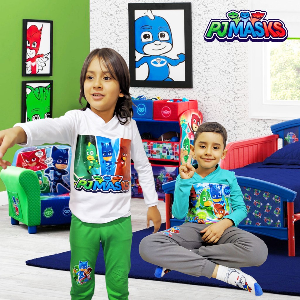 PJ MASK Camiseta Sudadera Conjunto Pijama Manga Larga