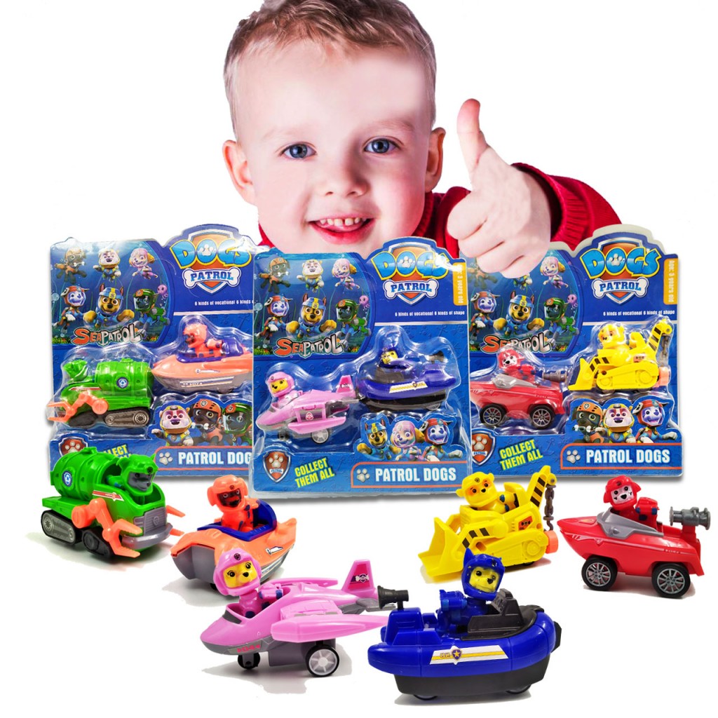 Patrulla Canina set x2 Juguete Vehículos Paw Patrol Jugueteria