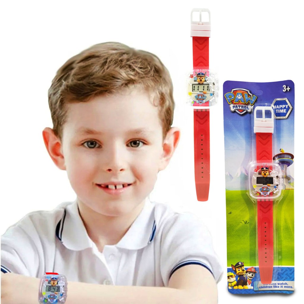 Reloj Digital Patrulla Canina Hermoso Juego Jugueteria