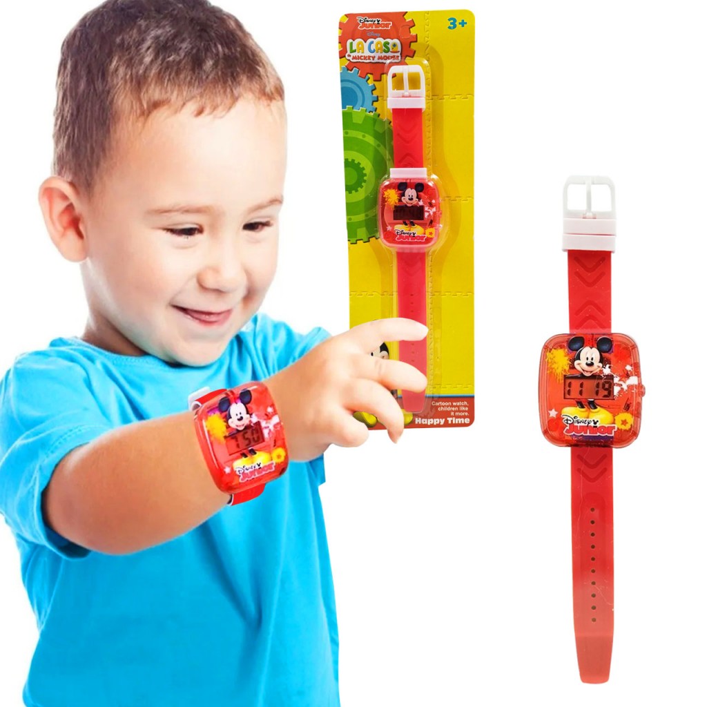 Reloj Digital Mickye Mouse Hermoso Juegos Jugueteria