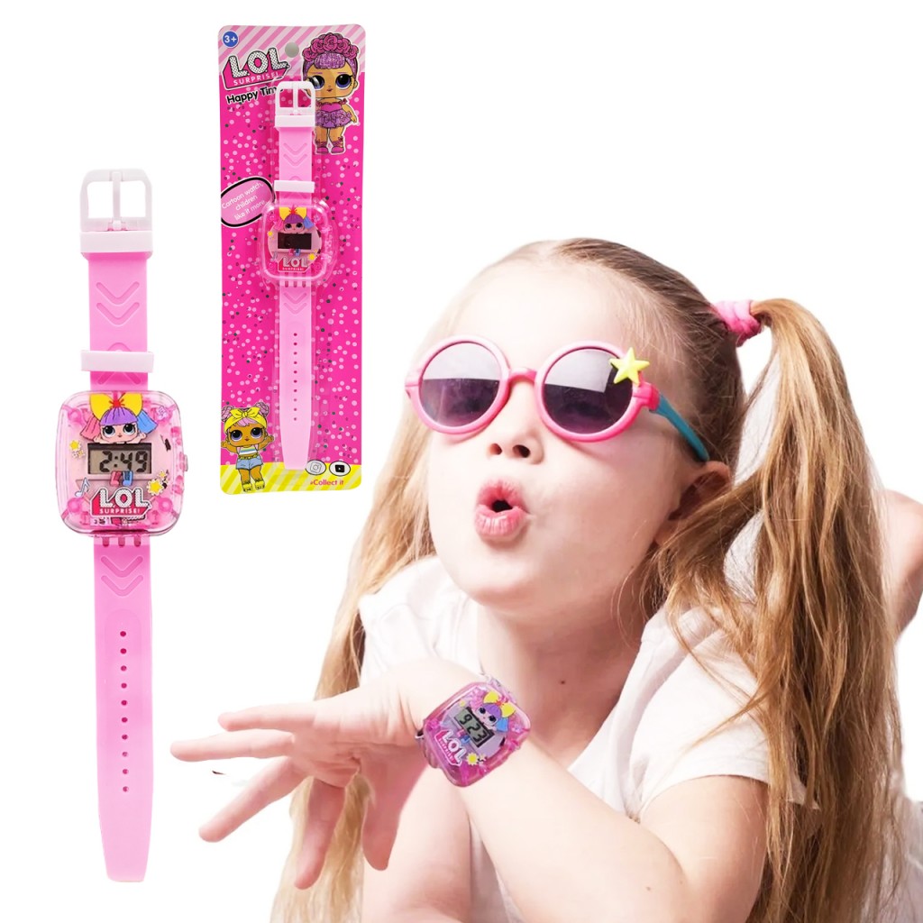 Reloj Digital Lol Niñas Hermoso Juegos Jugueteria
