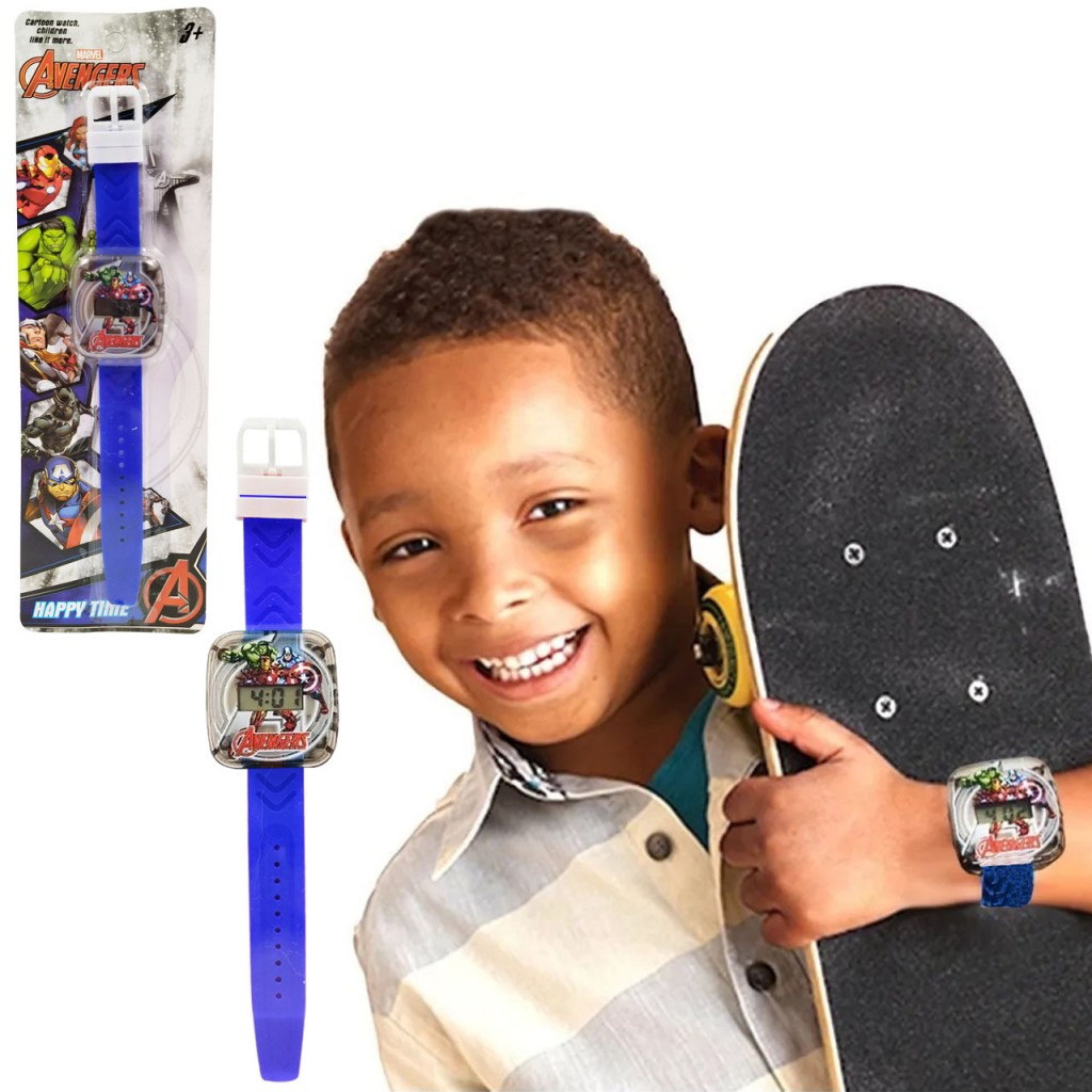 Reloj Digital Vengadores Avengers Hermoso Juego Jugueteria