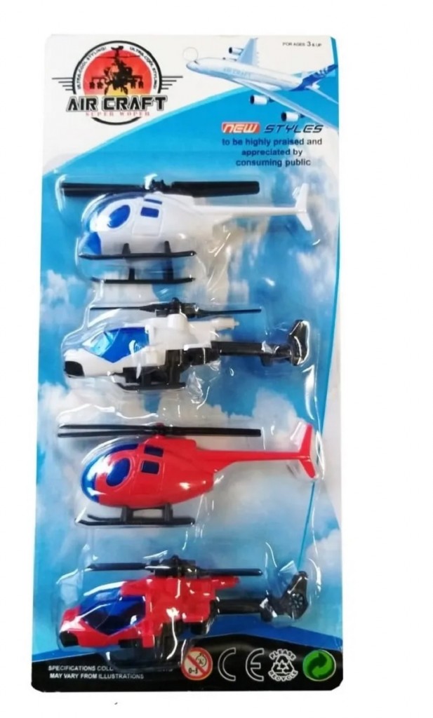 Helicóptero Set X4 Juguete Didacticos Jugueteria Movimientos