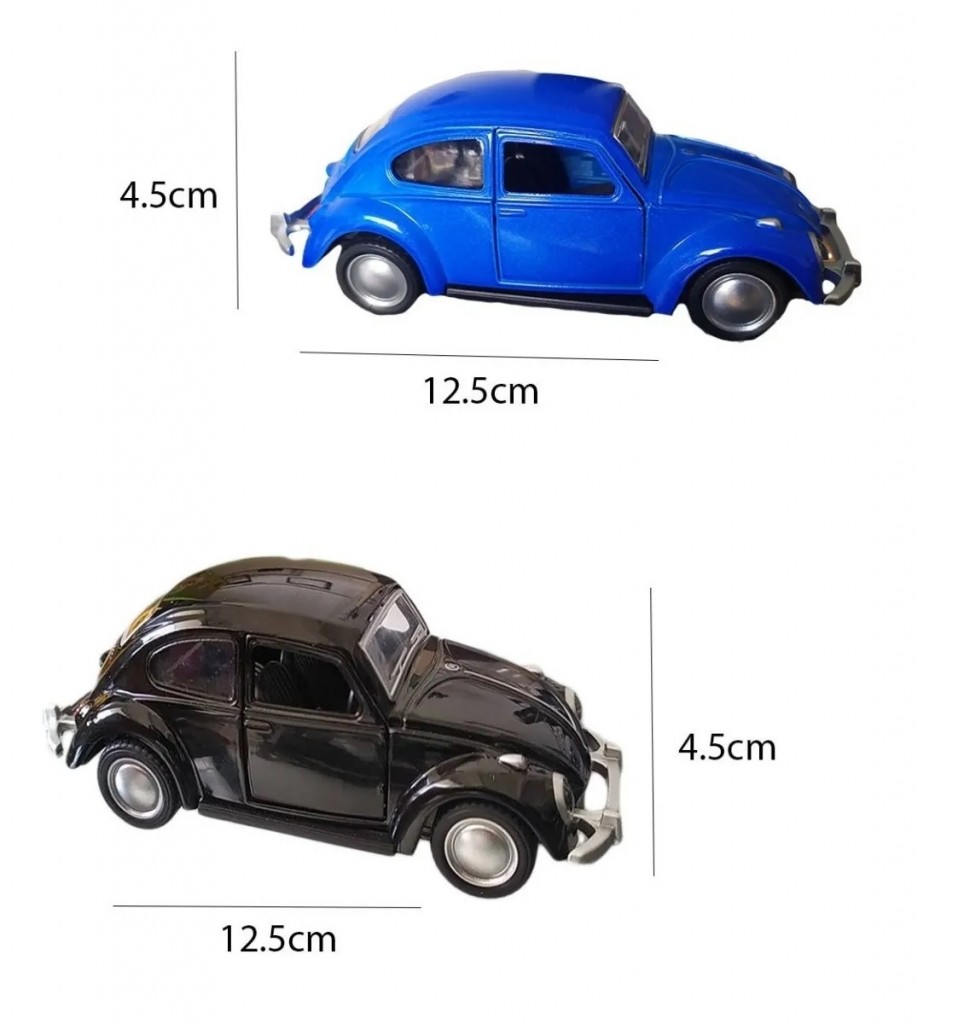 Volkswagen Escarabajo Escala Clásico Juguete Metálico