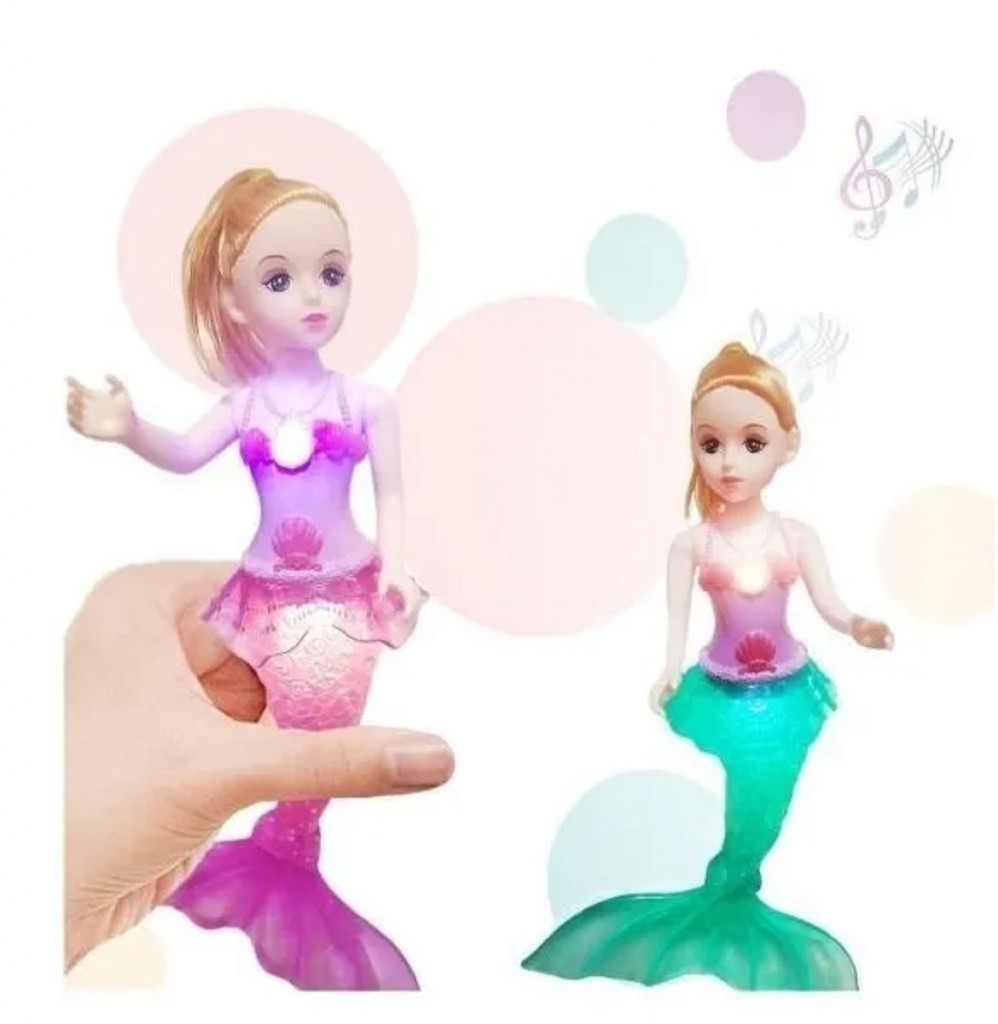 Muñeca Sirena Iluminación Juguetes Jugueteria Juegos