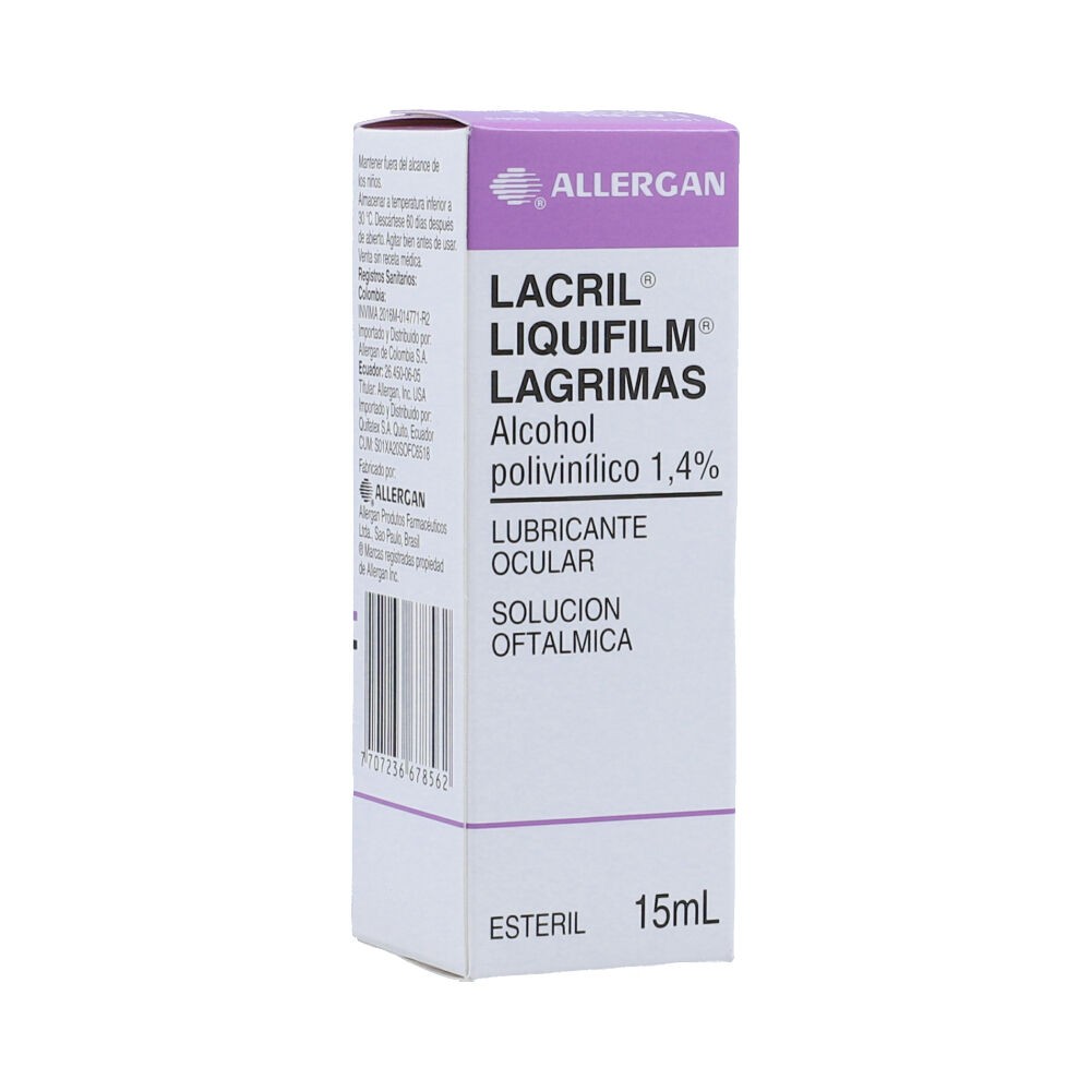 LACRIL LIQUIFILM SOL OFTX 15 ML