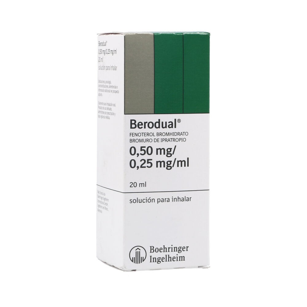BERODUAL SOLUCION GOTAS PARA  INHAL X 20 ML REGULA