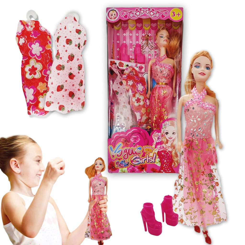 Muñeca Juguete Tipo Barbie Accesorios