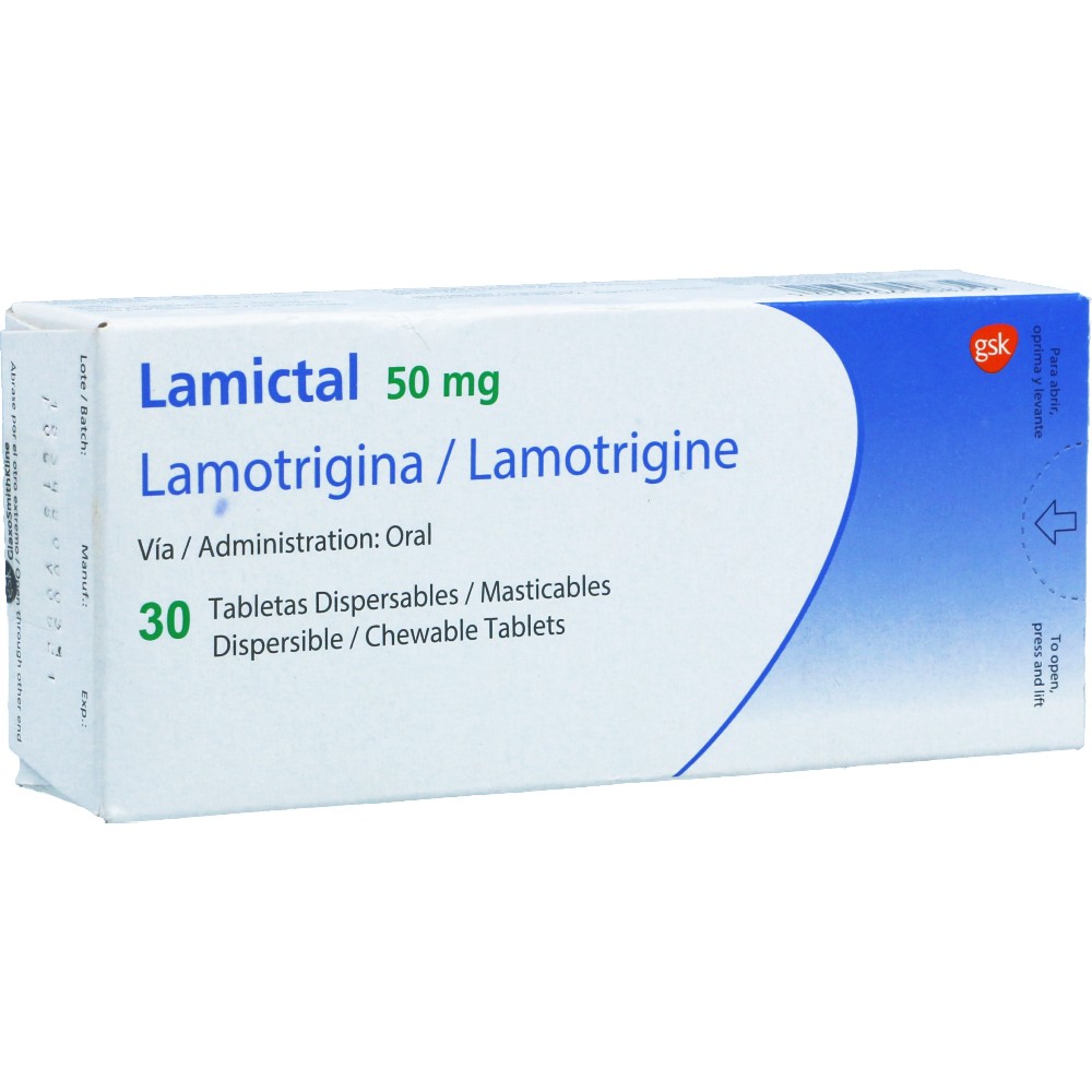 LAMICTAL 50 MG X 30 TAB (REGULADO)