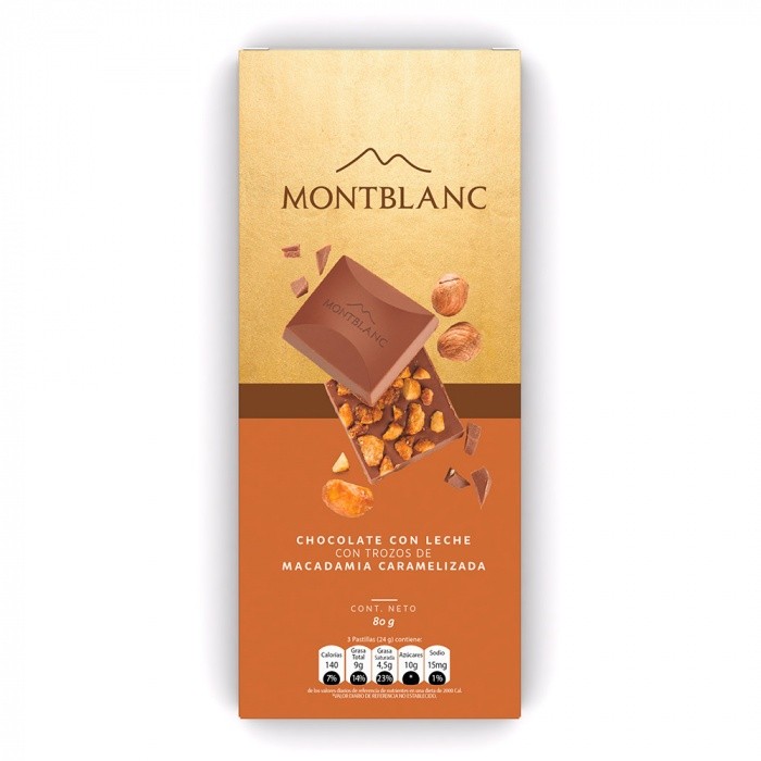 MONTBLANC MACADAMIA CARAMELIZADA X 80 G